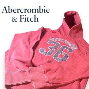 A&F | Red Hoodie, size M